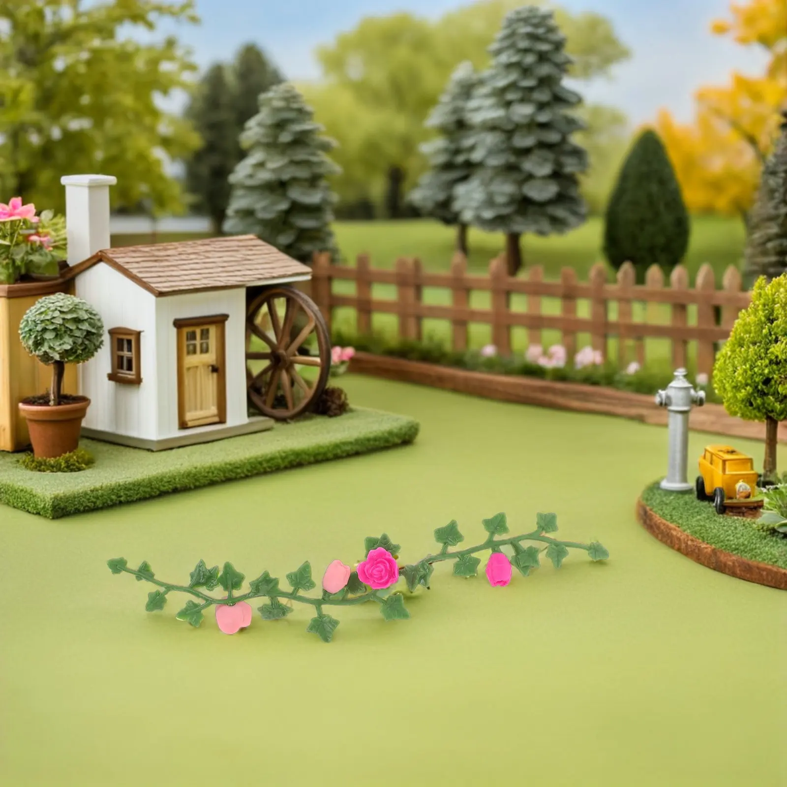 8Pcs Miniature Rose Vine Artificial Flower Swing Vines for Micro Landscape Decoration Diorama Garden Accessories Miniature Scene
8Pcs Miniature Rose Vine Artificial Flower Swing Vines for Micro Landscape Decoration Diorama Garden Accessories Miniature Scene