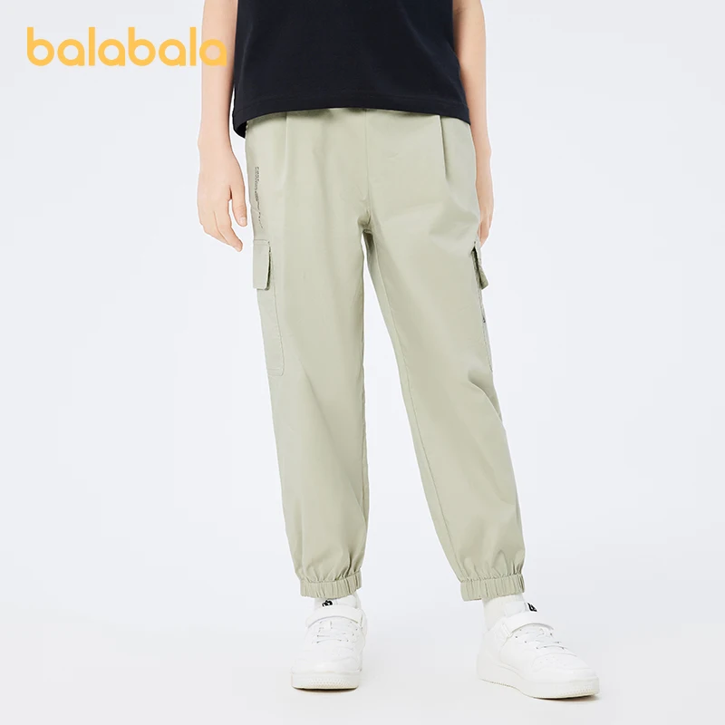 Balabala Boys Pants Children Long Pants Spring and Summer Outfit Large Kids Cool Feeling Casual Outdoor Style Work Pants
Balabala Boys Pants Children Long Pants Spring and Summer Outfit Large Kids Cool Feeling Casual Outdoor Style Work Pants