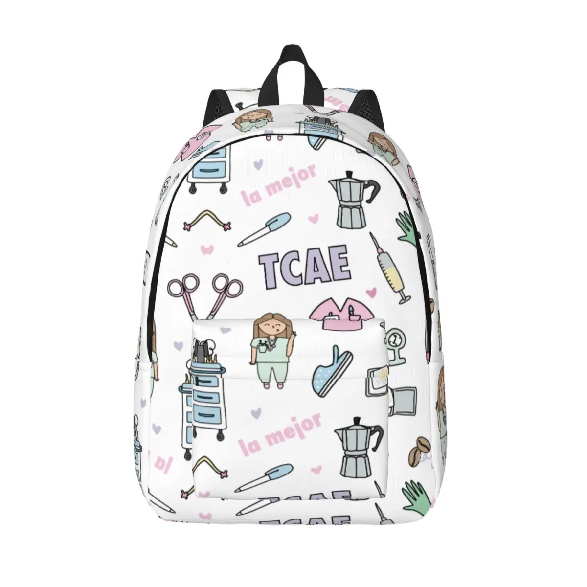 Доктор Медсестра Enfermera En Apuros крутой рюкзак уличный школьный походный дорожный рюкзак для мужчин и женщин холщовые сумки для ноутбука
Доктор Медсестра Enfermera En Apuros крутой рюкзак уличный школьный походный дорожный рюкзак для мужчин и женщин холщовые сумки для ноутбука