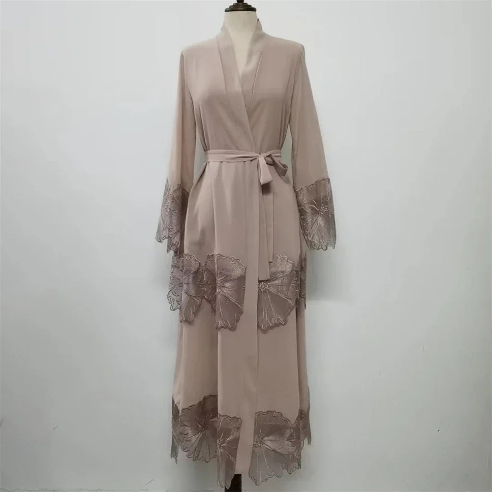 Ramadan Eid Muslim Dress Lace Abayas Embroidery Robe Turkey Kimono Dubai Moroccan Kaftan Kebaya Women Islam Clothing Jalabiya
Ramadan Eid Muslim Dress Lace Abayas Embroidery Robe Turkey Kimono Dubai Moroccan Kaftan Kebaya Women Islam Clothing Jalabiya