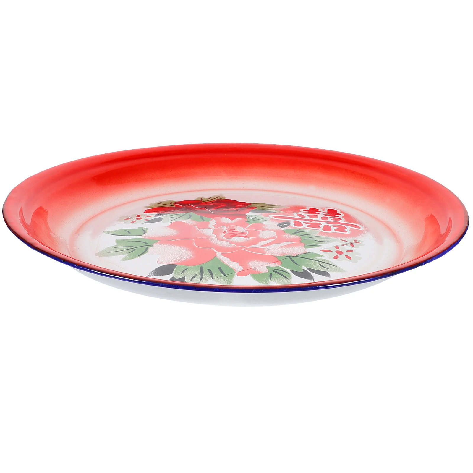 Vintage Enamel Plate Retro Round Fruit Salad Serving Tray Kitchen Supply Reusable Home Decor Chinese Style Plate
Vintage Enamel Plate Retro Round Fruit Salad Serving Tray Kitchen Supply Reusable Home Decor Chinese Style Plate