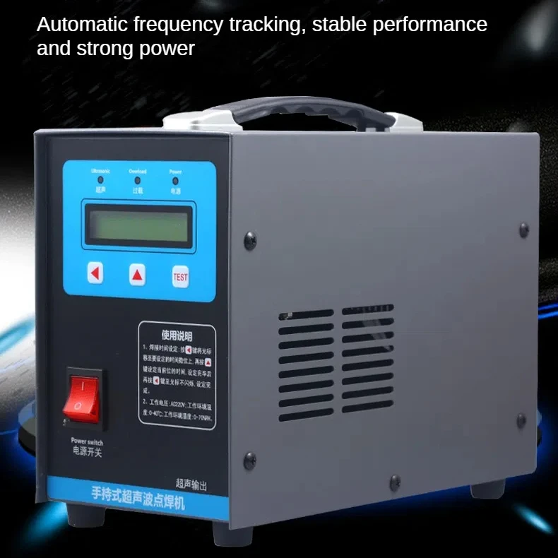 KL-2807 35KHz 1000W Portable Ultrasonic Plastic Spot Welder Ultrasonic Spot Welding Machine with two welding tips 220V/110V
KL-2807 35KHz 1000W Portable Ultrasonic Plastic Spot Welder Ultrasonic Spot Welding Machine with two welding tips 220V/110V