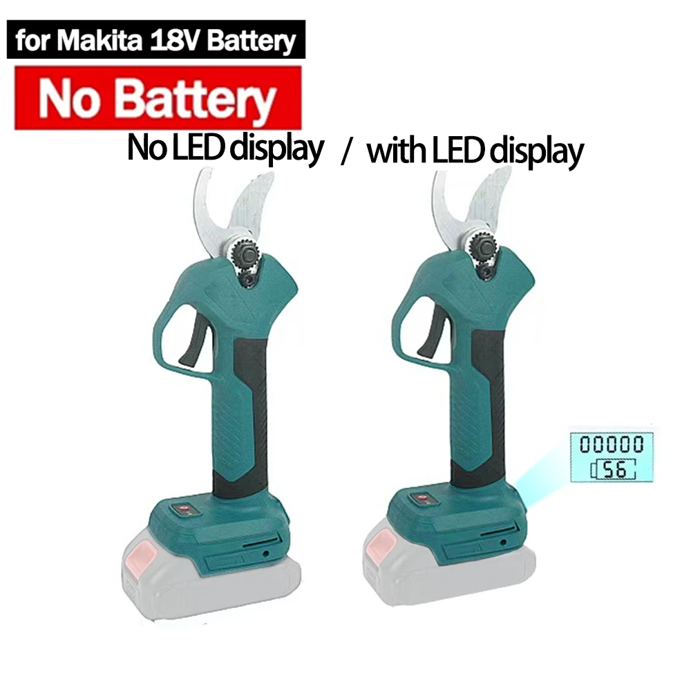 Brushless Electric Pruning Shears Garden Tool Pruner Cordless Electric Garden Scissors 0/1 LED Display Fit Makita 20V No Battery
Brushless Electric Pruning Shears Garden Tool Pruner Cordless Electric Garden Scissors 0/1 LED Display Fit Makita 20V No Battery