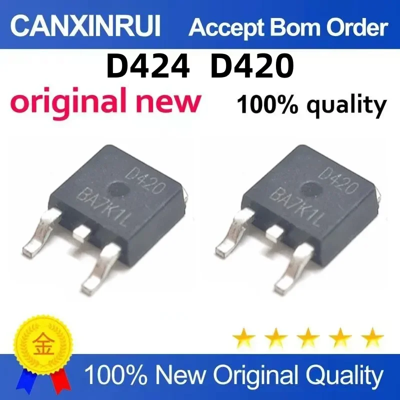 (5 pieces) Brand new original AOD420 D420 TO-252 AOD424 D424 spot chip IC
(5 pieces) Brand new original AOD420 D420 TO-252 AOD424 D424 spot chip IC