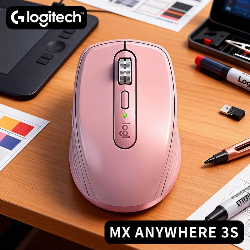 Top-Tier Logitech MX Anywhere 3S Mouse - 8K DPI, MagSpeed Wheel, Quiet Clicks, Multi-OS Compatibility, USB-C Charging Gamers Use
Top-Tier Logitech MX Anywhere 3S Mouse - 8K DPI, MagSpeed Wheel, Quiet Clicks, Multi-OS Compatibility, USB-C Charging Gamers Use