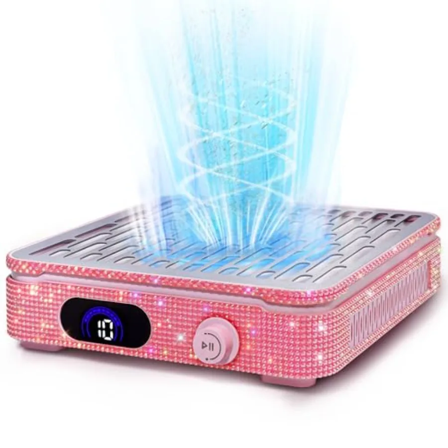 Corded Nail Dust Collector with 10 Speed Levels Low Noise for Professional Salon Home Use Ideal Gift for Valentine's Day Silver
Corded Nail Dust Collector with 10 Speed Levels Low Noise for Professional Salon Home Use Ideal Gift for Valentine's Day Silver