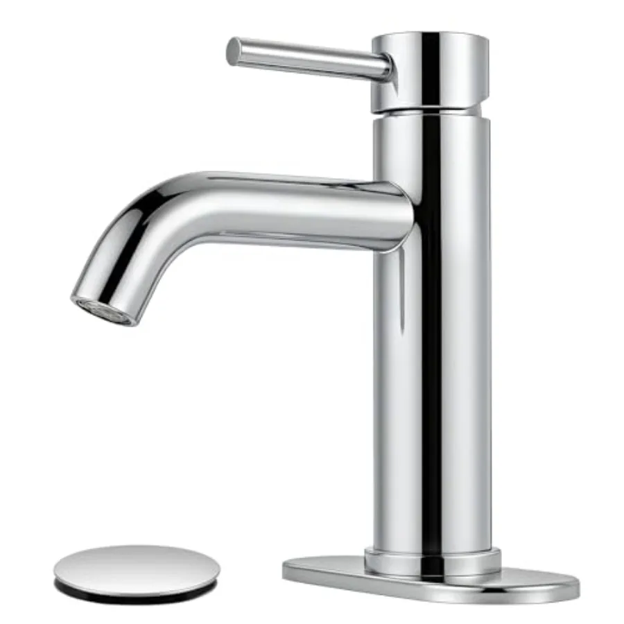 Bathroom Faucets Bathroom Sink Faucet Modern Single Handle Bathroom Faucet for 1 or 3 Hole Mxier Tap Washbasin Faucet with Deck
Bathroom Faucets Bathroom Sink Faucet Modern Single Handle Bathroom Faucet for 1 or 3 Hole Mxier Tap Washbasin Faucet with Deck