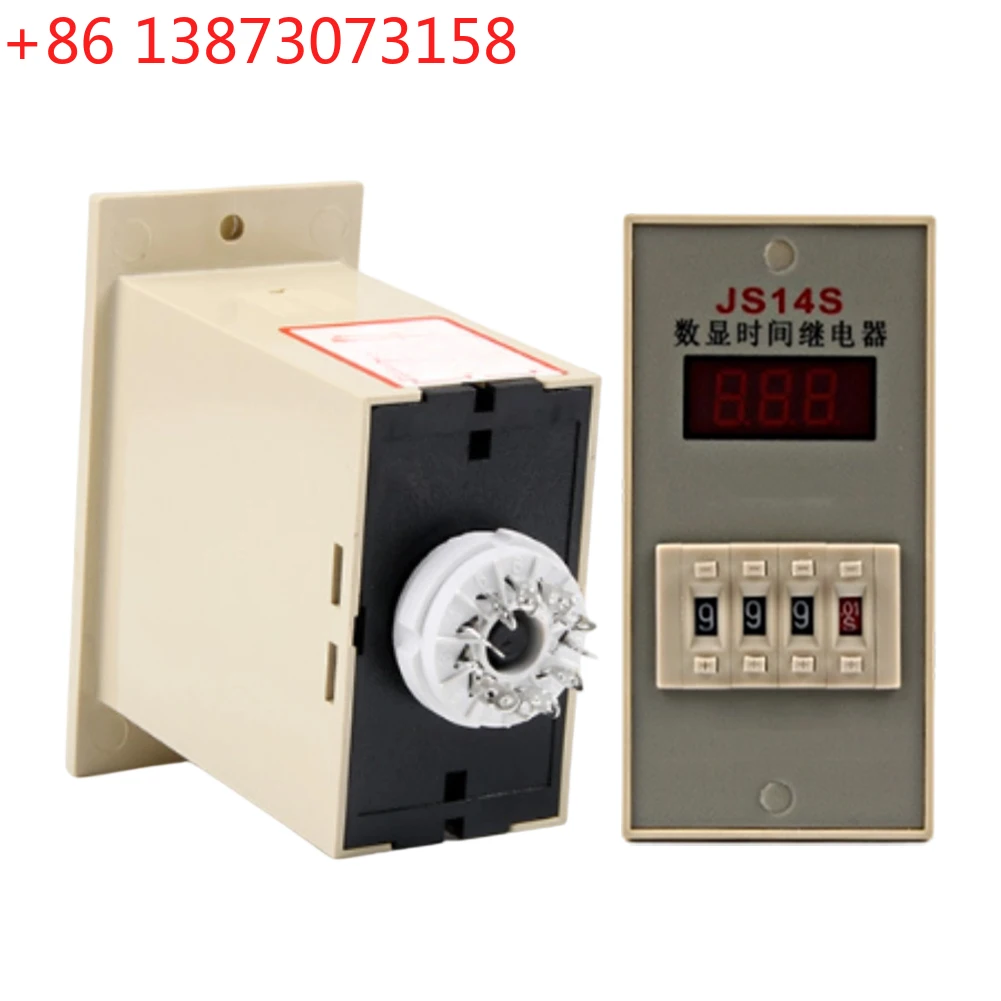 1pc JS14S Relay AC 220V 380V Igital Display Relay Programmable For Street Lights Industrial Use Easy Installation
1pc JS14S Relay AC 220V 380V Igital Display Relay Programmable For Street Lights Industrial Use Easy Installation