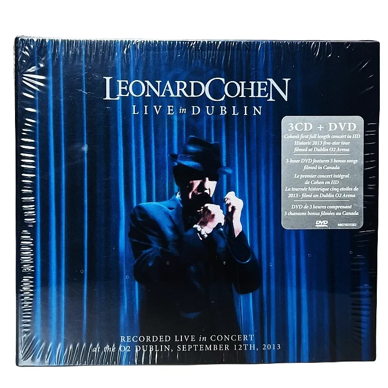 Leonard Cohen Live In Dublin 3CD + DVD Original New for Leonard Cohen
Leonard Cohen Live In Dublin 3CD + DVD Original New for Leonard Cohen