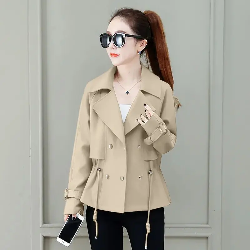 2024 Spring Autumn New Fashion Suit Collar Trench Coat Women Korean Loose All-match Female Windbreaker Ladies Outerwear Short To
2024 Spring Autumn New Fashion Suit Collar Trench Coat Women Korean Loose All-match Female Windbreaker Ladies Outerwear Short To