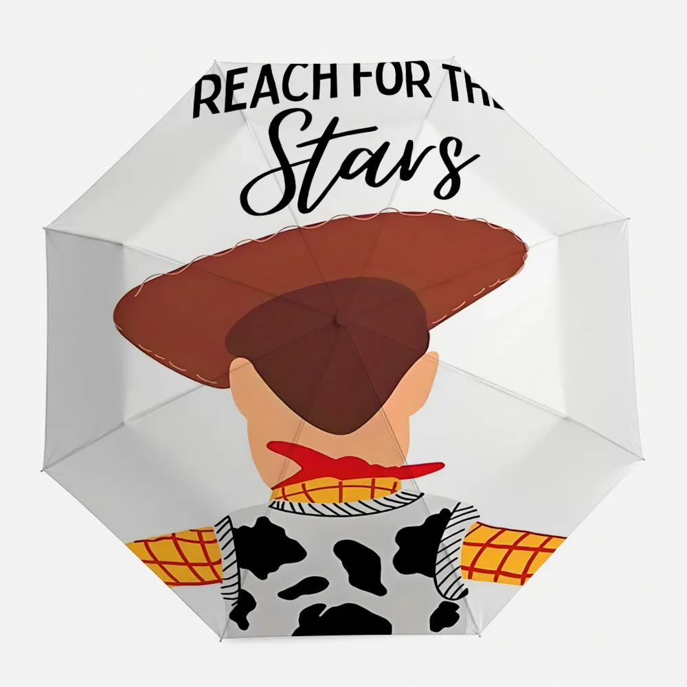 Автоматический складной зонт Disney Toy Story Woody с принтом "Reach For The Stars", портативный водонепроницаемый ветрозащитный зонт для путешествий
Автоматический складной зонт Disney Toy Story Woody с принтом "Reach For The Stars", портативный водонепроницаемый ветрозащитный зонт для путешествий