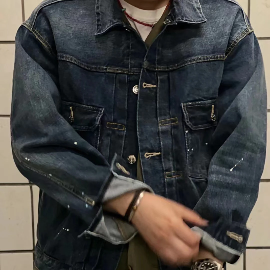 Visvim 0XX JKT DMGD00 23SS Свободный крой ort Sve Denim Jaet Молодежное модное пальто Four Seasons Универсальное пальто с длинным воротником
Visvim 0XX JKT DMGD00 23SS Свободный крой ort Sve Denim Jaet Молодежное модное пальто Four Seasons Универсальное пальто с длинным воротником