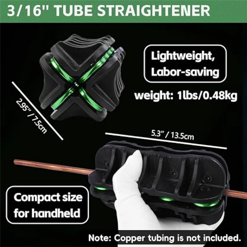 Sp-Handheld Tubing Straightener, 3/16Inch O.D. Tube Straightening Tool For Brake Line Fuel Line Copper/Aluminum/Steel Coils Dura
Sp-Handheld Tubing Straightener, 3/16Inch O.D. Tube Straightening Tool For Brake Line Fuel Line Copper/Aluminum/Steel Coils Dura