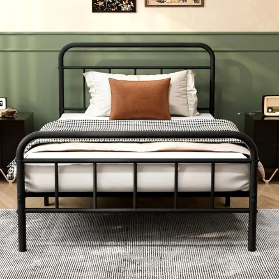 14Inch Metal Bed Frame Size Bed Frame with Storage Space Heavy Duty Sturdy Mattress Foundation Easy Assembly No Box Spring Need
14Inch Metal Bed Frame Size Bed Frame with Storage Space Heavy Duty Sturdy Mattress Foundation Easy Assembly No Box Spring Need