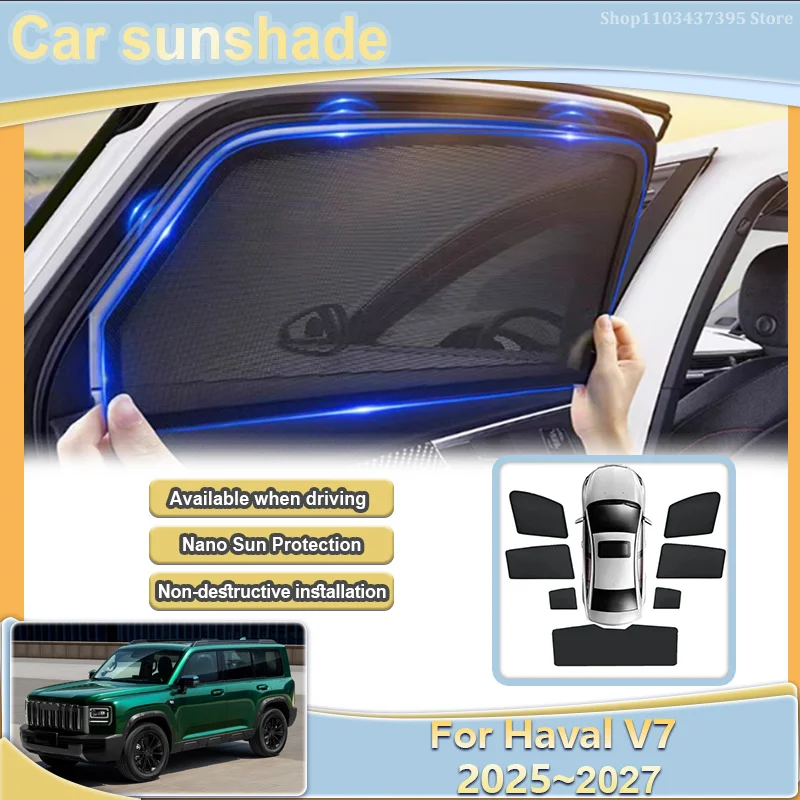 For Haval V7 2026 B26 2025 2026 2027 Window Sunscreen Sun Visor Heat insulation Sunshade Anti-UV Magnetic Visor Car Accessories
For Haval V7 2026 B26 2025 2026 2027 Window Sunscreen Sun Visor Heat insulation Sunshade Anti-UV Magnetic Visor Car Accessories