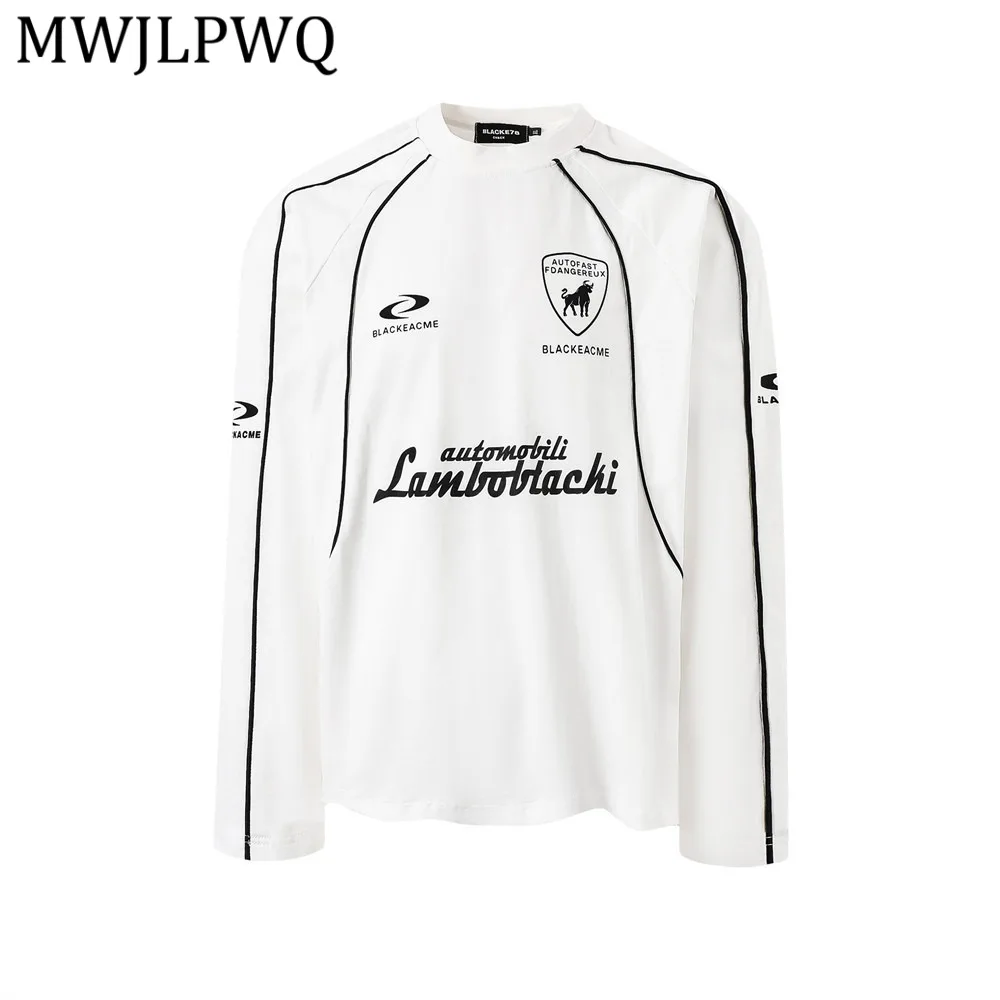 MWJLPWQ Letter Printed Long Sleeve T-Shirt For Men Spring Autumn Deconstructed Patchwork Round Neck Sports Tops INS Street 14548
MWJLPWQ Letter Printed Long Sleeve T-Shirt For Men Spring Autumn Deconstructed Patchwork Round Neck Sports Tops INS Street 14548