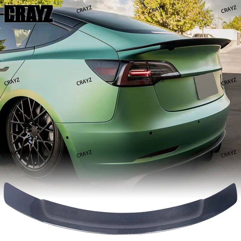For Tesla Model 3 TR Style Real Carbon Fiber Gloss Black Rear Spoiler Trunk Wing 2019 2020 2021 2022
For Tesla Model 3 TR Style Real Carbon Fiber Gloss Black Rear Spoiler Trunk Wing 2019 2020 2021 2022