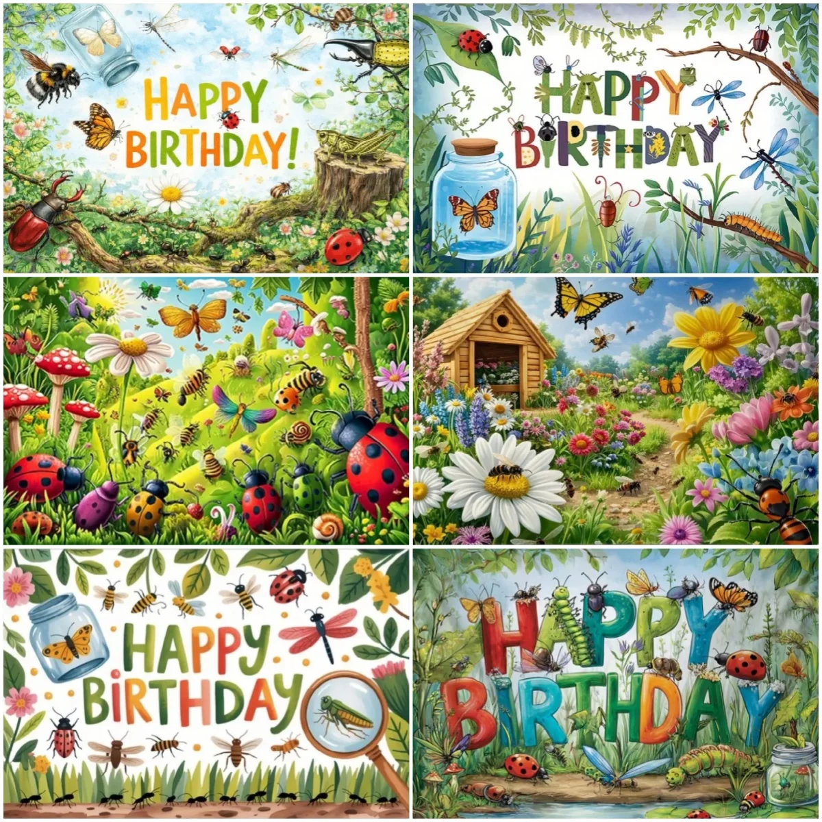 Nature Insect World Theme Banner Children Birthday Party Decoration Backdrop Bee Butterfly Ladybug Photography Background Props
Nature Insect World Theme Banner Children Birthday Party Decoration Backdrop Bee Butterfly Ladybug Photography Background Props