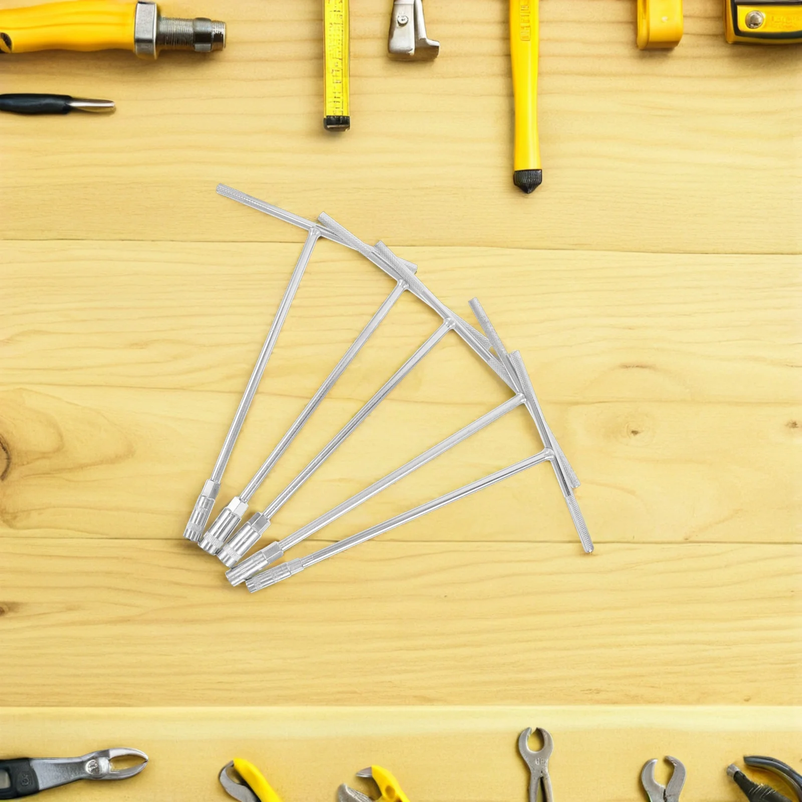 5pcs Hexagonal Wrench T-Handle Socket -12Mm Extended Reach For Car Repair High-Carbon Steel Portable Repair Tool
5pcs Hexagonal Wrench T-Handle Socket -12Mm Extended Reach For Car Repair High-Carbon Steel Portable Repair Tool