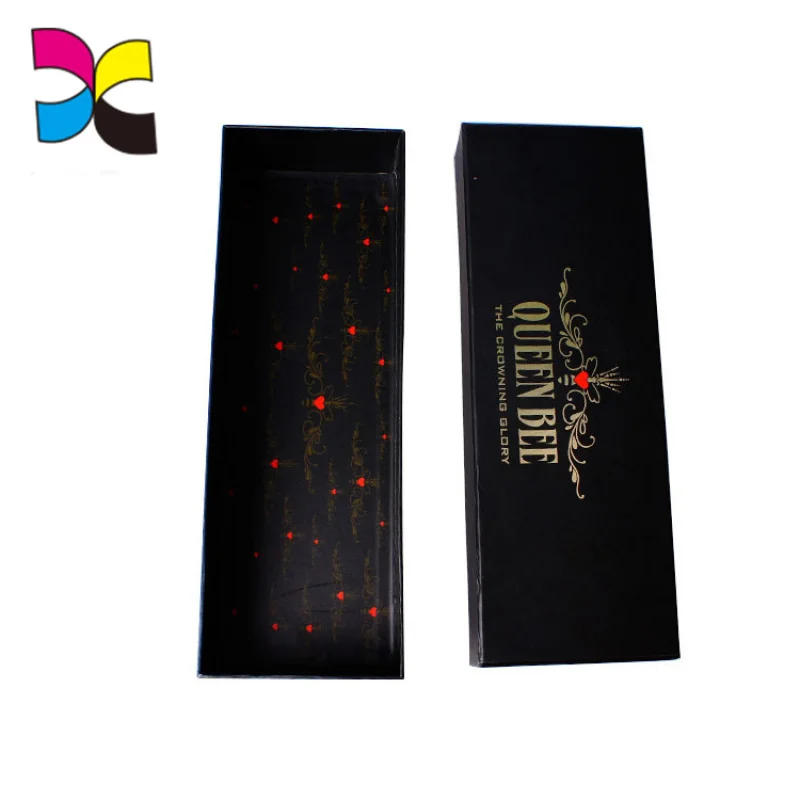 Luxury custom logo printing golden hot stamping Black cardboard box for gift packing
Luxury custom logo printing golden hot stamping Black cardboard box for gift packing