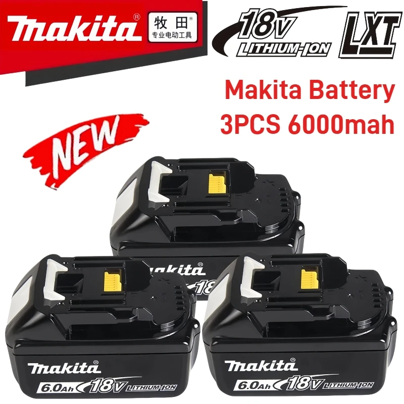 18V Original Makita 6000mAh Battery,for Makita Tool BL1860B BL1830B BL1850B BL1840B 18V Battery,Replaceable LED Lithium-ion
18V Original Makita 6000mAh Battery,for Makita Tool BL1860B BL1830B BL1850B BL1840B 18V Battery,Replaceable LED Lithium-ion