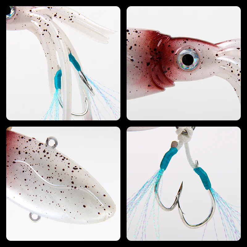 2/5/10pcs of Random Big Game Luminous TPR/TPE Octopus Squid Skirt Sea Saltwater With Assist Hook Jigging Fishing Lures Bait
2/5/10pcs of Random Big Game Luminous TPR/TPE Octopus Squid Skirt Sea Saltwater With Assist Hook Jigging Fishing Lures Bait