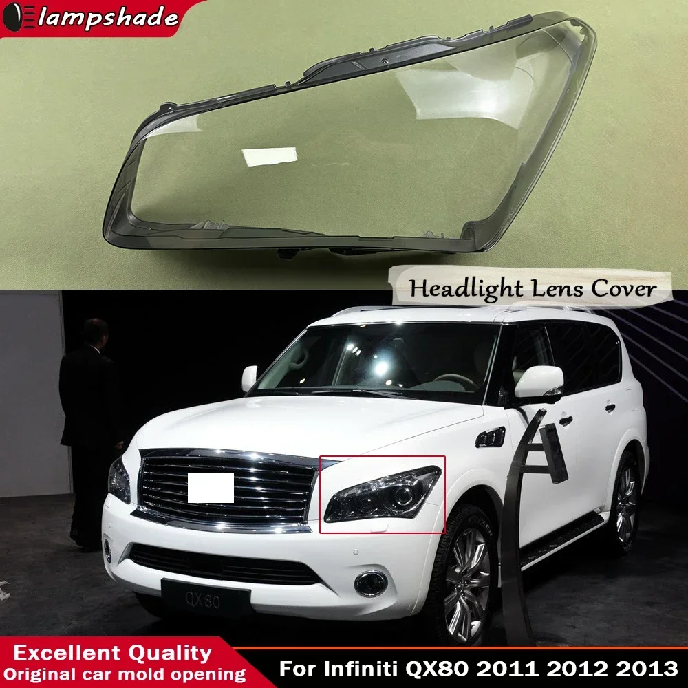 For Infiniti QX80 2011 2012 2013 Years Car Head Light Lamp Caps Headlamp Shell Transparent Lampshade Lampcover Headlight Cover
For Infiniti QX80 2011 2012 2013 Years Car Head Light Lamp Caps Headlamp Shell Transparent Lampshade Lampcover Headlight Cover