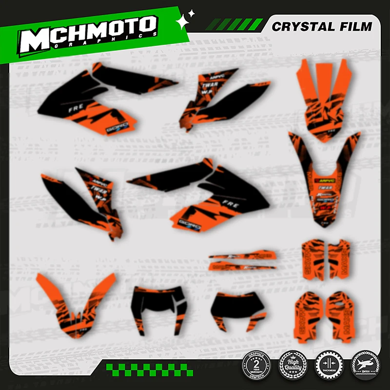 MCHMFG Motocross Graphics Background Decal Stickers Kits For KTM Freeride 250 300 2012-2017 2018-2020 Number Name Custom
MCHMFG Motocross Graphics Background Decal Stickers Kits For KTM Freeride 250 300 2012-2017 2018-2020 Number Name Custom