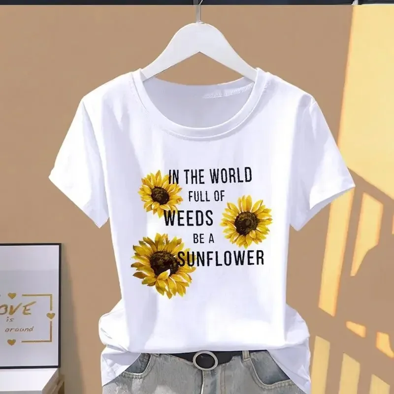 Women Print Floral Sports Fashion Casual Explosive Short Sleeve T-shirt Graphic Tshirts Women Clothes Oversized T Shirt
Women Print Floral Sports Fashion Casual Explosive Short Sleeve T-shirt Graphic Tshirts Women Clothes Oversized T Shirt