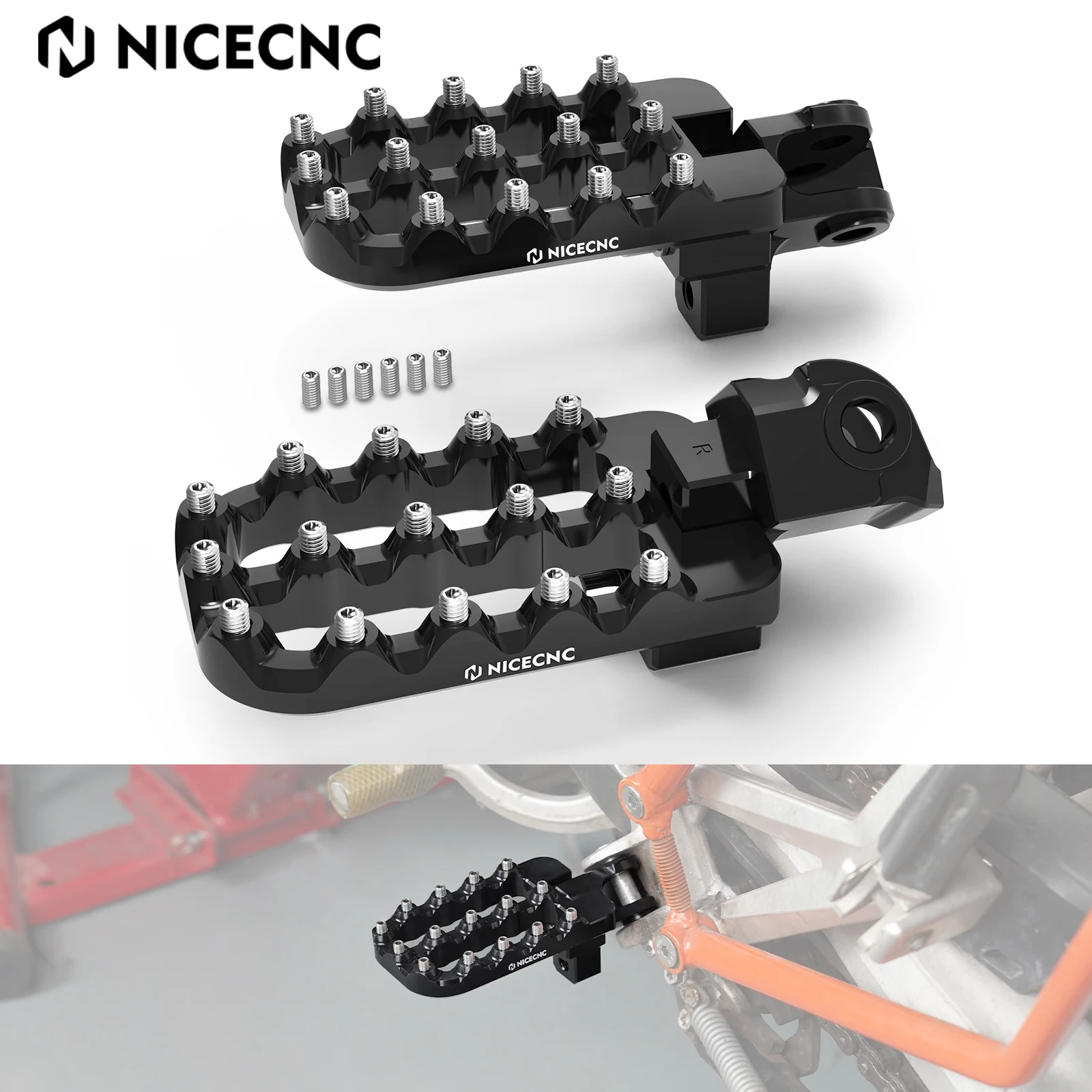 For KTM SMCR 690 Enduro R 2008-2024 Adjustable Larger footrest Footpeg For Husqvarna 701 Enduro Supermoto Norden 901 GasGas 700
For KTM SMCR 690 Enduro R 2008-2024 Adjustable Larger footrest Footpeg For Husqvarna 701 Enduro Supermoto Norden 901 GasGas 700