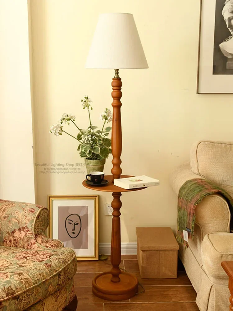 Retro Solid Wood Floor Lamp American Country Artistic Japanese Style Extreme Poverty Belt Table-Console
Retro Solid Wood Floor Lamp American Country Artistic Japanese Style Extreme Poverty Belt Table-Console