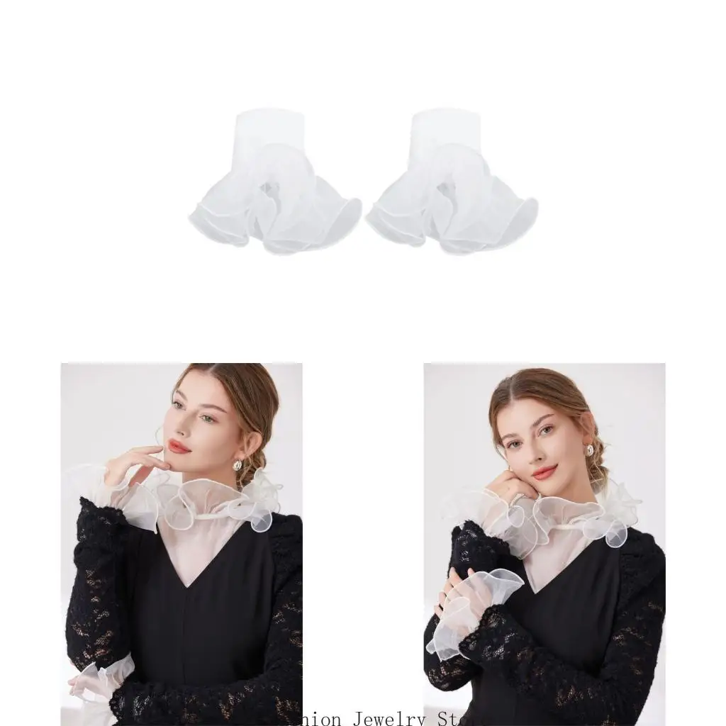 Unique Floral Pattern Sheer Sleeves Decorative Faux Sleeves For Fashion Styling D0UB
Unique Floral Pattern Sheer Sleeves Decorative Faux Sleeves For Fashion Styling D0UB