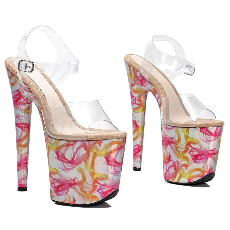 Fashion 20CM/8inches PVC Upper Plating Platform Sexy High Heels Sandals Pole Dance Shoes 165
Fashion 20CM/8inches PVC Upper Plating Platform Sexy High Heels Sandals Pole Dance Shoes 165