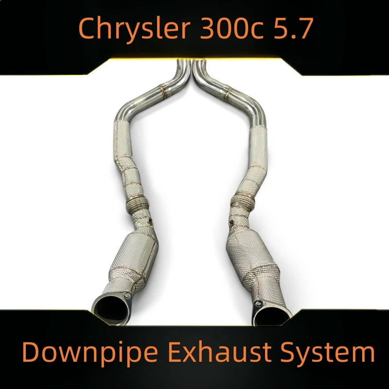 Steel Downpipe for Chrysler 300c 5.7 2004-2014 Exhaust System with Heat Shield and Catalytic Converter Headers
Steel Downpipe for Chrysler 300c 5.7 2004-2014 Exhaust System with Heat Shield and Catalytic Converter Headers