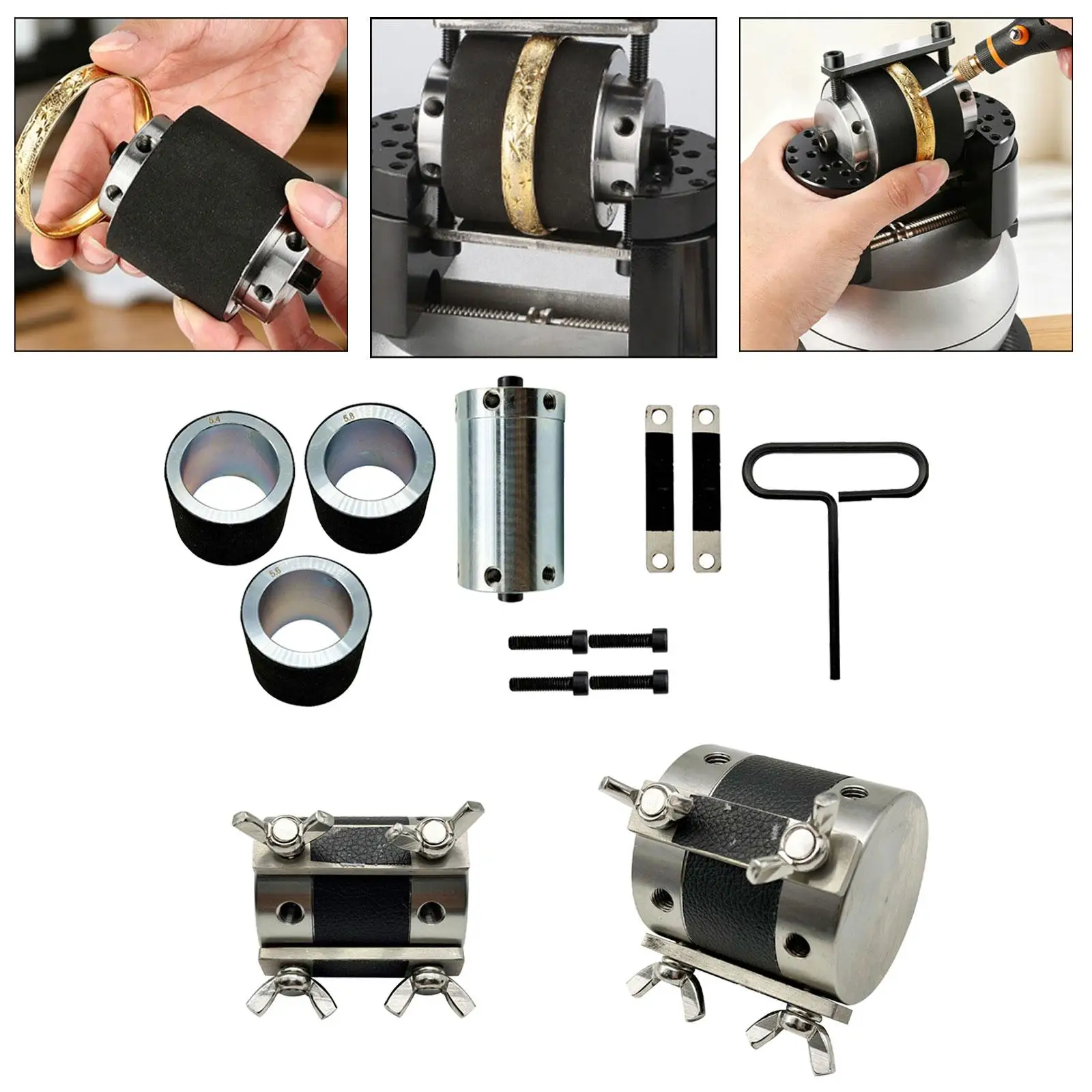 Multi Size Bracelet Clamping Ball Vise Engraving Setting Tool Accessory Kit for Jewelry Plier Making Equipment
Multi Size Bracelet Clamping Ball Vise Engraving Setting Tool Accessory Kit for Jewelry Plier Making Equipment
