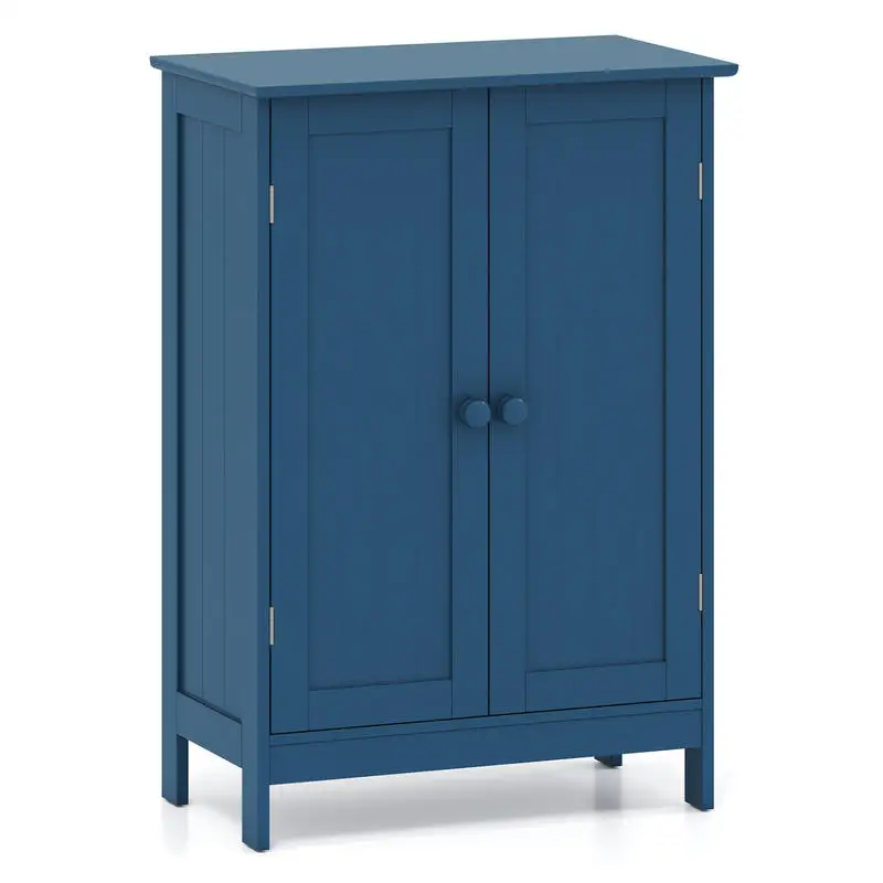 2-Door Freestanding Wooden Bathroom Cabinet with Adjustable Shelf-Green
2-Door Freestanding Wooden Bathroom Cabinet with Adjustable Shelf-Green