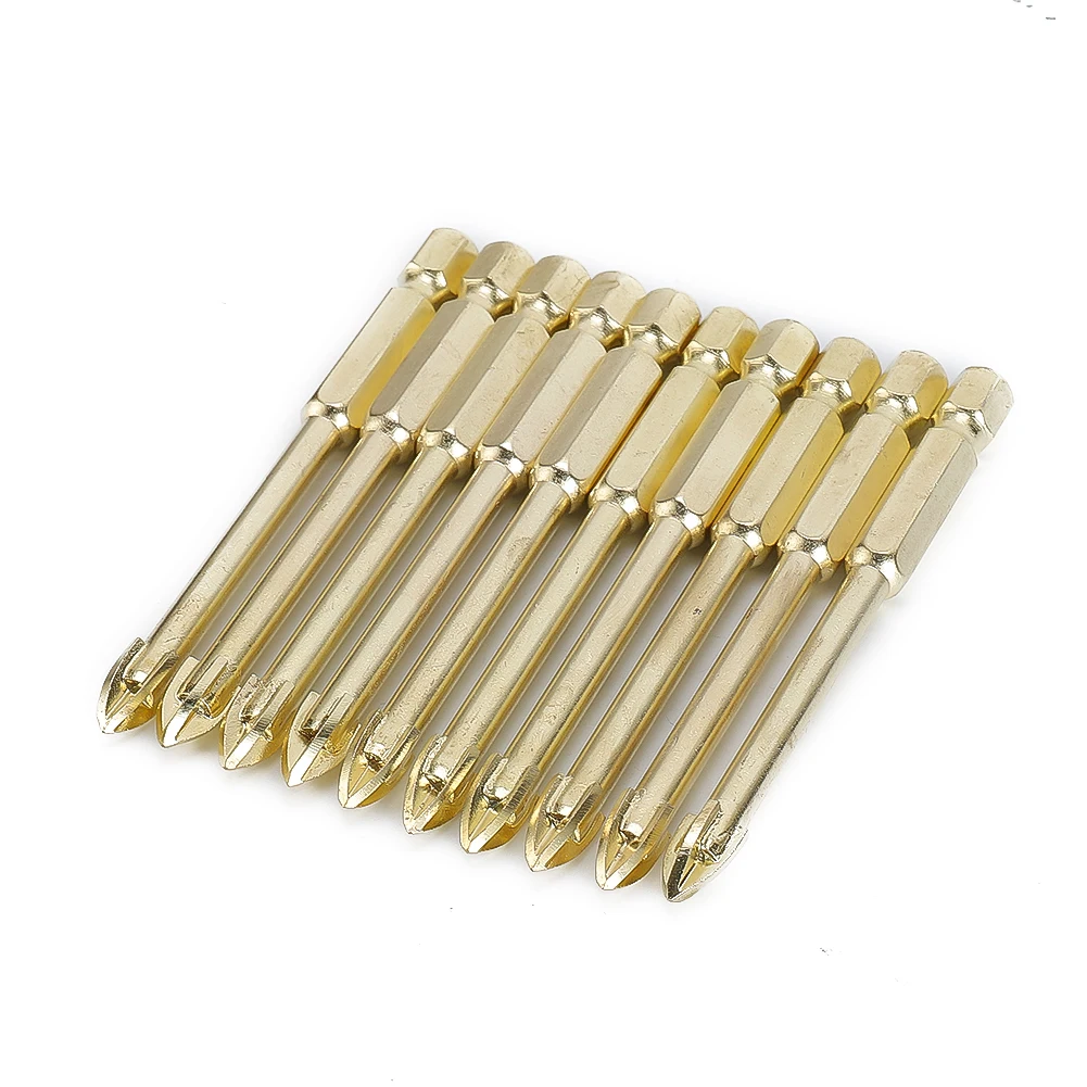 10pcs 6 8mm Drill Bit Ceramic Tile Marble Glass Spear Head Hex Shank Workshop Ordinary Drilling Hammer Wear Resistance
10pcs 6 8mm Drill Bit Ceramic Tile Marble Glass Spear Head Hex Shank Workshop Ordinary Drilling Hammer Wear Resistance
