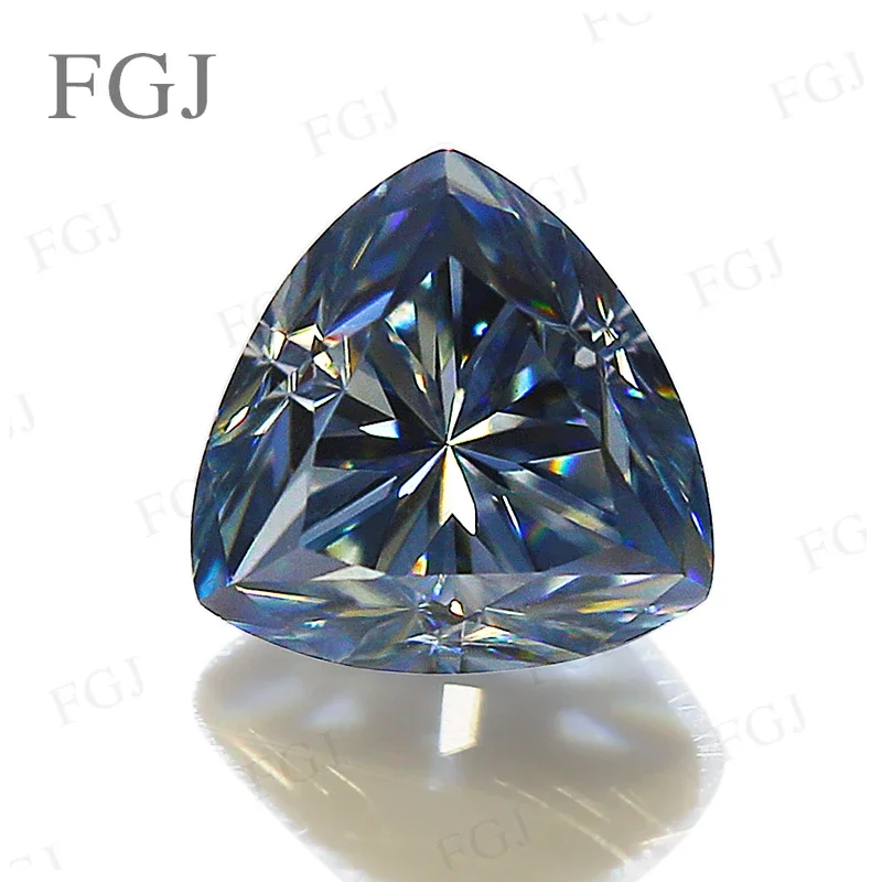 100%Real Lab Gemstone Moissanite Diamond Trillion Shape Vivid Blue Brilliant Cut Loose Beads Jewelry Making With GRA Charms Diy
100%Real Lab Gemstone Moissanite Diamond Trillion Shape Vivid Blue Brilliant Cut Loose Beads Jewelry Making With GRA Charms Diy