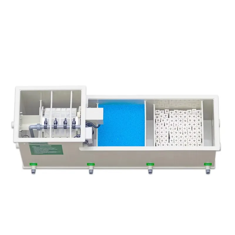 Household Garden Fish Pond Filter System 10m3/h Aquarium Filtration Equipment Combine Koi Pond Rotary Drum Filter
Household Garden Fish Pond Filter System 10m3/h Aquarium Filtration Equipment Combine Koi Pond Rotary Drum Filter
