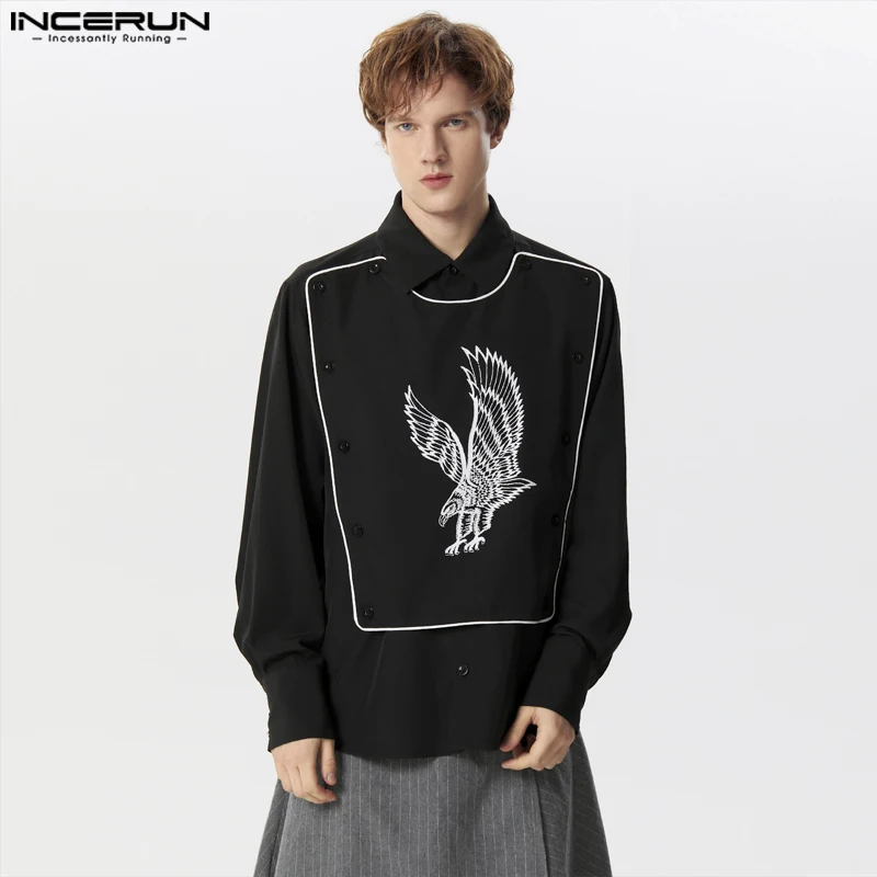 INCERUN Tops 2024 American Style Men's Personality Printing Patchwork Line Design Shirts Fashion Male Long Sleeved Blouse S-5XL
INCERUN Tops 2024 American Style Men's Personality Printing Patchwork Line Design Shirts Fashion Male Long Sleeved Blouse S-5XL