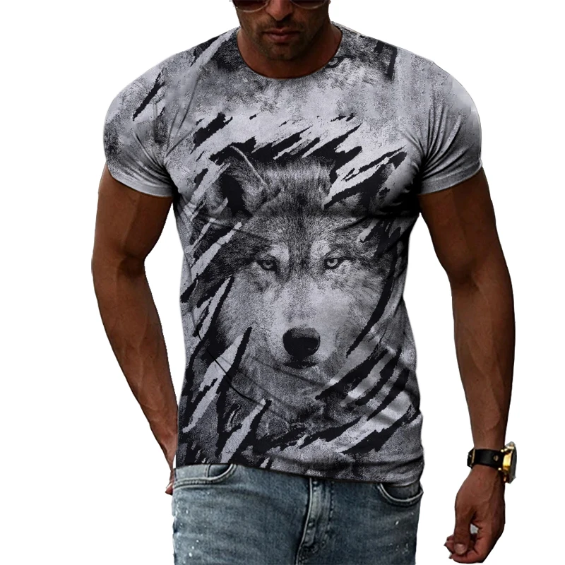 Summer Fashion Animal Wolf Men T-shirt 3D Trendly Personality Printed Tee Hip Hop Street Style Plus Size O-neck Top Dropshipping
Summer Fashion Animal Wolf Men T-shirt 3D Trendly Personality Printed Tee Hip Hop Street Style Plus Size O-neck Top Dropshipping