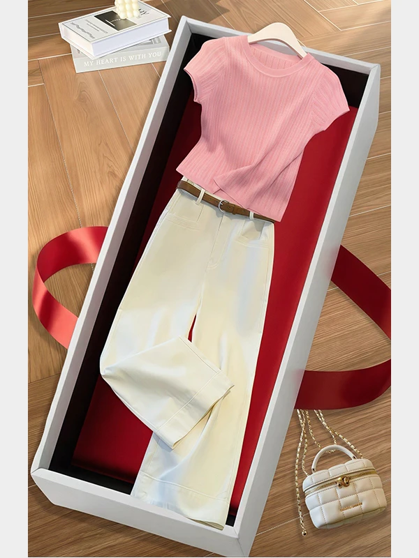 High Waist Wide Leg White Jeans Women's Autumn 2025 New Style Spring Slimming Nine-Piece Straight Cut Denim Pants
High Waist Wide Leg White Jeans Women's Autumn 2025 New Style Spring Slimming Nine-Piece Straight Cut Denim Pants