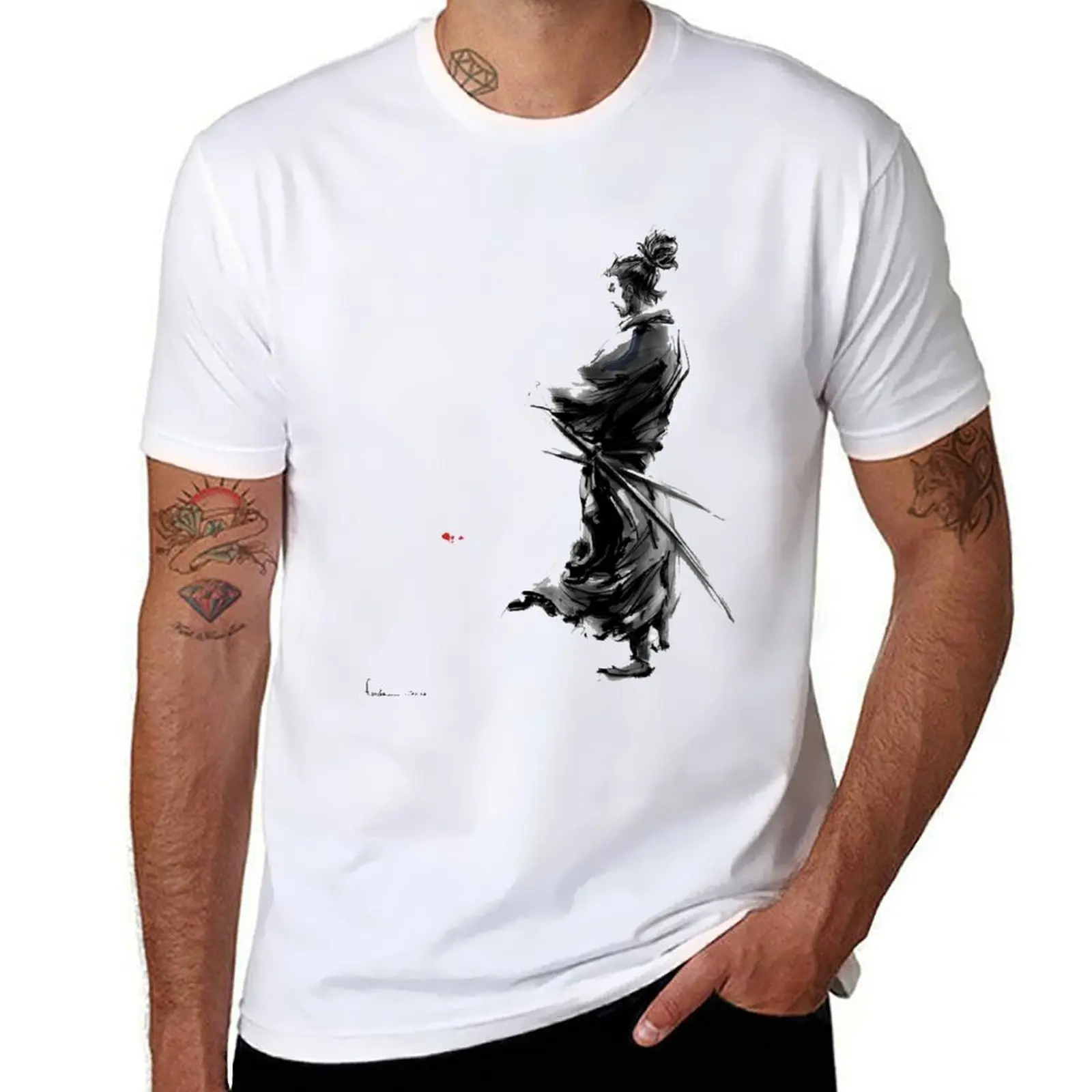 Miyamoto Musashi (Vagabond) T-Shirt man t shirts for men men t shirt cotton 100% T-Shirt
Miyamoto Musashi (Vagabond) T-Shirt man t shirts for men men t shirt cotton 100% T-Shirt