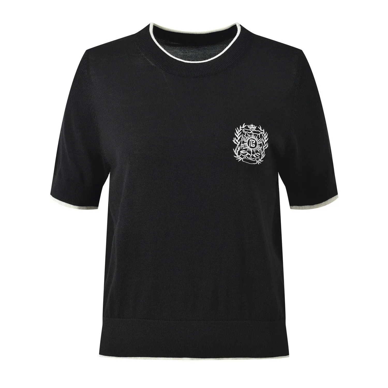 Early Autumn 2025 New Faionable Embroidered Bae Knitted ort Sve round Ne Color Blo Slimming T-irt Women's Top
Early Autumn 2025 New Faionable Embroidered Bae Knitted ort Sve round Ne Color Blo Slimming T-irt Women's Top