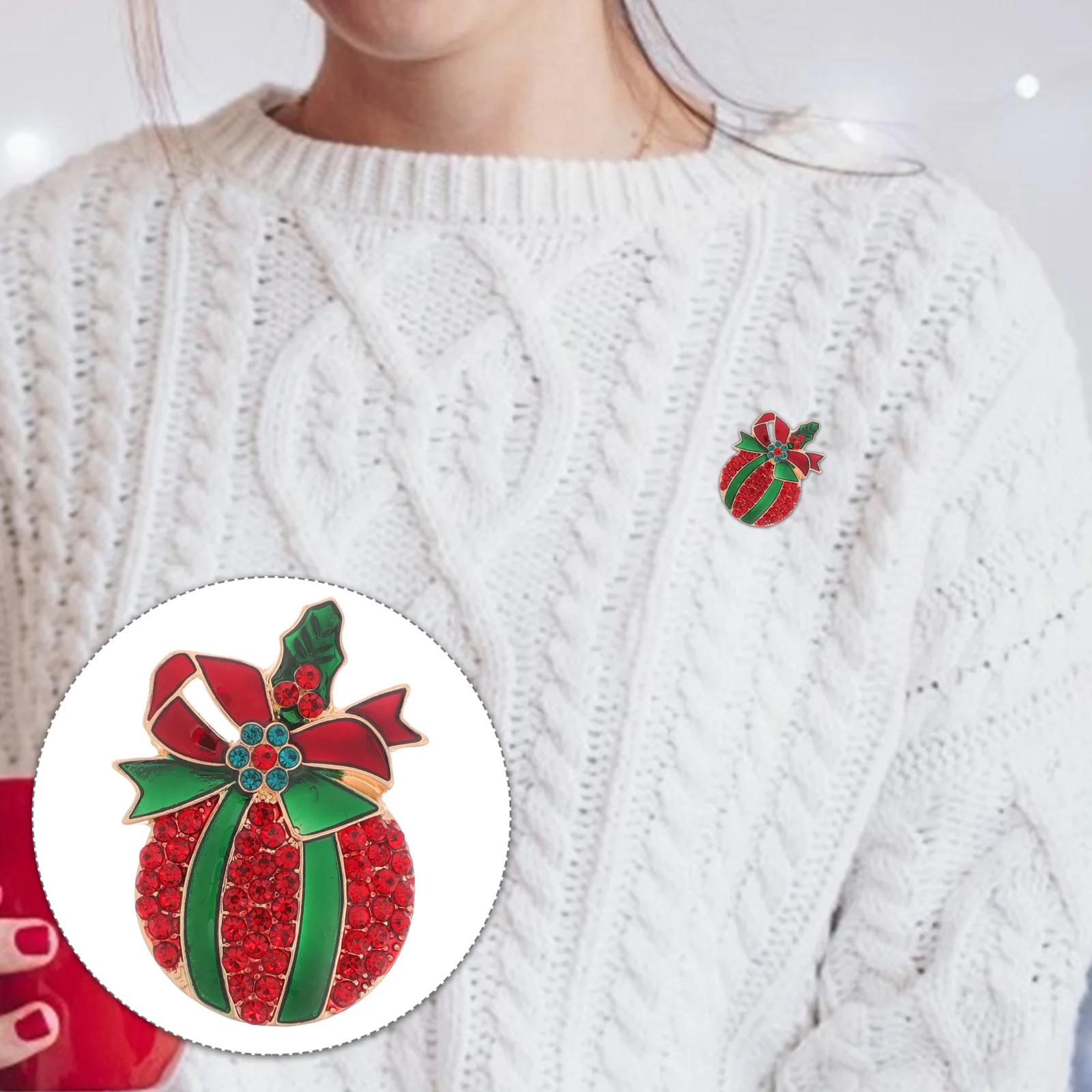 Christmas Apple Brooch Festive Diamond Pin For Women Clothing Bag Hat Accessory Sweater Enamel Badge Corsage
Christmas Apple Brooch Festive Diamond Pin For Women Clothing Bag Hat Accessory Sweater Enamel Badge Corsage