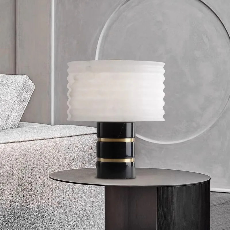 Nordic Contemporary Living Room Side Table Classic Black Marble Table Lamp Desk Bedside Brass Table Light
Nordic Contemporary Living Room Side Table Classic Black Marble Table Lamp Desk Bedside Brass Table Light
