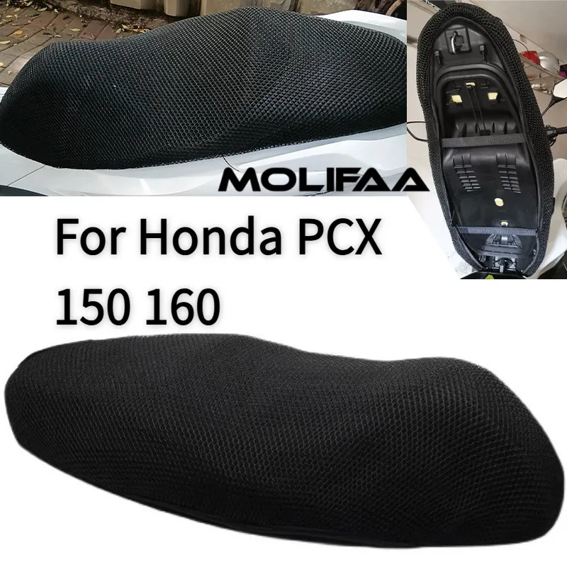 Мотоциклетный солнцезащитный сетчатый чехол на сиденье для Honda PCX 150 160, водонепроницаемый чехол для подушки сиденья, аксессуары
Мотоциклетный солнцезащитный сетчатый чехол на сиденье для Honda PCX 150 160, водонепроницаемый чехол для подушки сиденья, аксессуары