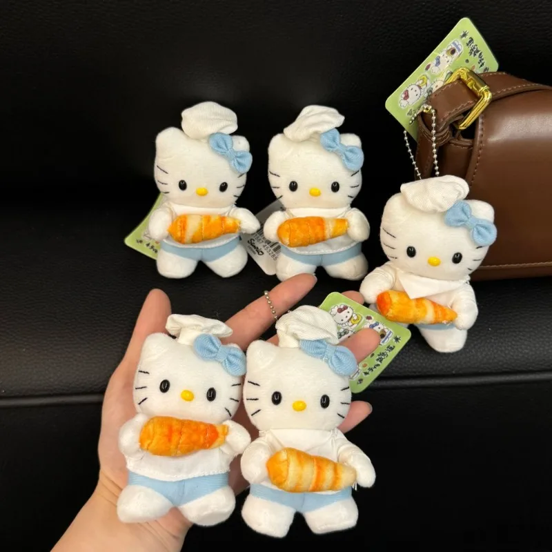 Retro Chef Croissant Series Hellokitty Girl Bag Pendant Plush Doll Toys Sanrios New Kawaii Keychain Bag Hanging Decoration Gift
Retro Chef Croissant Series Hellokitty Girl Bag Pendant Plush Doll Toys Sanrios New Kawaii Keychain Bag Hanging Decoration Gift