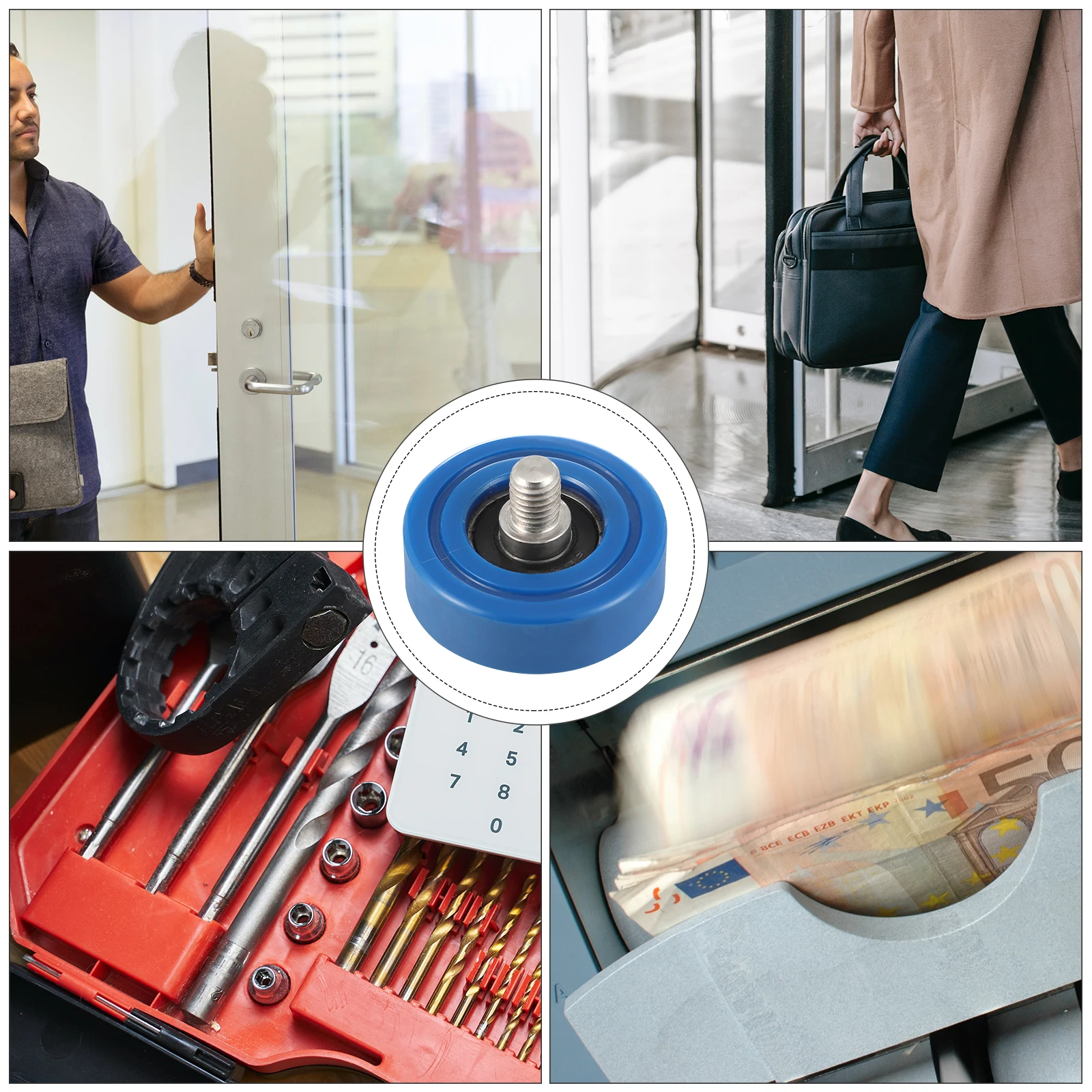 30mm U-Groove Guide Bearing Screw High Speed Low Noise Ball Bearing Sliding Door Wheel Window Pulley Window Pulley 
30mm U-Groove Guide Bearing Screw High Speed Low Noise Ball Bearing Sliding Door Wheel Window Pulley Window Pulley