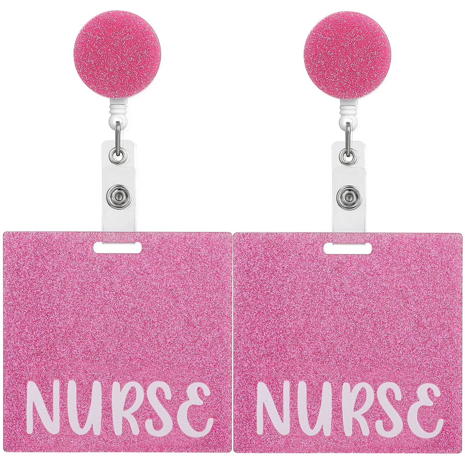 2Pcs Nurse Badge Buddy Portable Lightweight Acrylic Id Badge Holder Horizontal Card Holder for Nurses Nurse Id Cards 
2Pcs Nurse Badge Buddy Portable Lightweight Acrylic Id Badge Holder Horizontal Card Holder for Nurses Nurse Id Cards